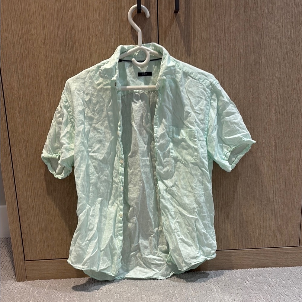 Benson - Cobb Studios Green Casual Button Down Shirt